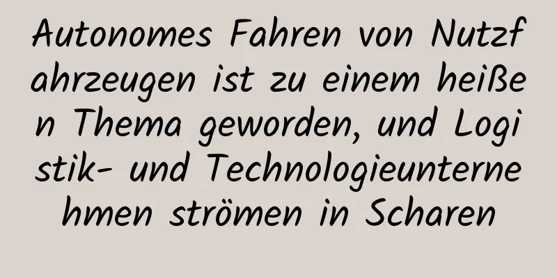 Autonomes Fahren von Nutzfahrzeugen ist zu einem heißen Thema geworden, und Logistik- und Technologieunternehmen strömen in Scharen