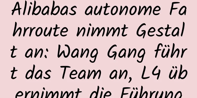 Alibabas autonome Fahrroute nimmt Gestalt an: Wang Gang führt das Team an, L4 übernimmt die Führung