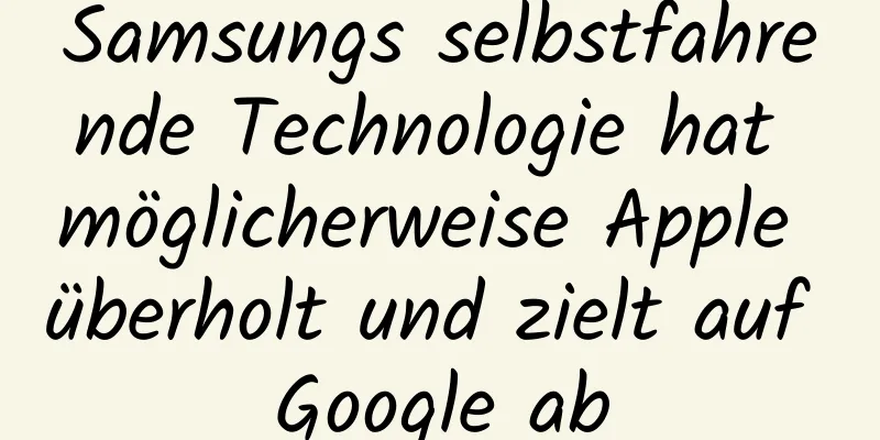 Samsungs selbstfahrende Technologie hat möglicherweise Apple überholt und zielt auf Google ab