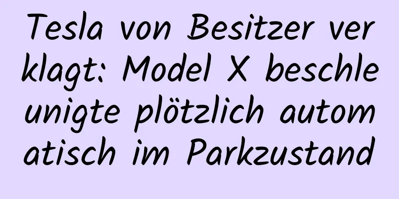 Tesla von Besitzer verklagt: Model X beschleunigte plötzlich automatisch im Parkzustand