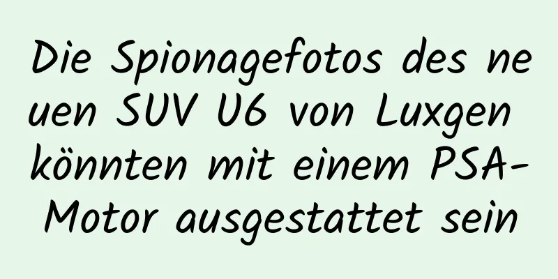 Die Spionagefotos des neuen SUV U6 von Luxgen könnten mit einem PSA-Motor ausgestattet sein