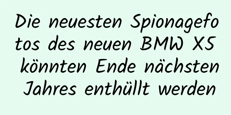 Die neuesten Spionagefotos des neuen BMW X5 könnten Ende nächsten Jahres enthüllt werden
