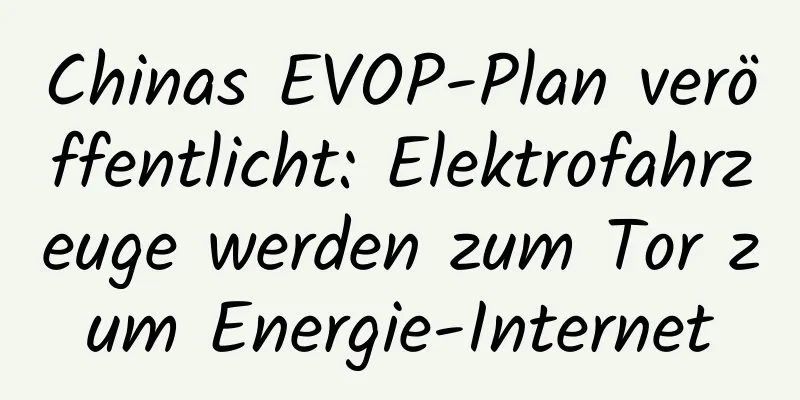 Chinas EVOP-Plan veröffentlicht: Elektrofahrzeuge werden zum Tor zum Energie-Internet