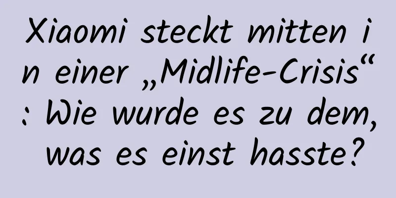 Xiaomi steckt mitten in einer „Midlife-Crisis“: Wie wurde es zu dem, was es einst hasste?