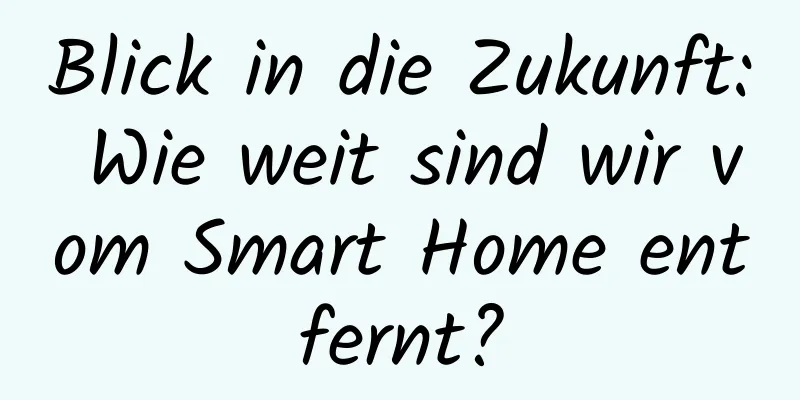 Blick in die Zukunft: Wie weit sind wir vom Smart Home entfernt?