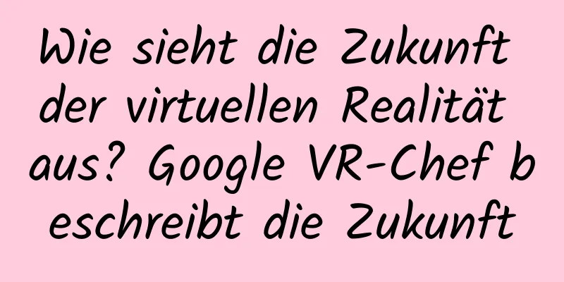 Wie sieht die Zukunft der virtuellen Realität aus? Google VR-Chef beschreibt die Zukunft