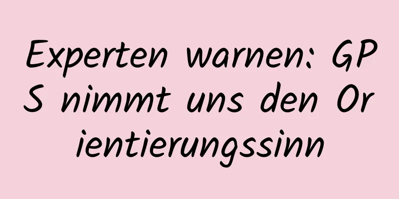 Experten warnen: GPS nimmt uns den Orientierungssinn
