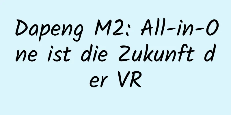 Dapeng M2: All-in-One ist die Zukunft der VR