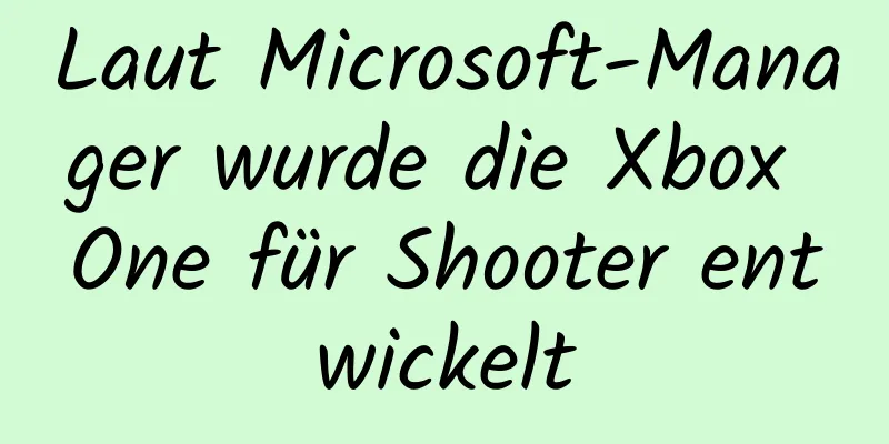 Laut Microsoft-Manager wurde die Xbox One für Shooter entwickelt