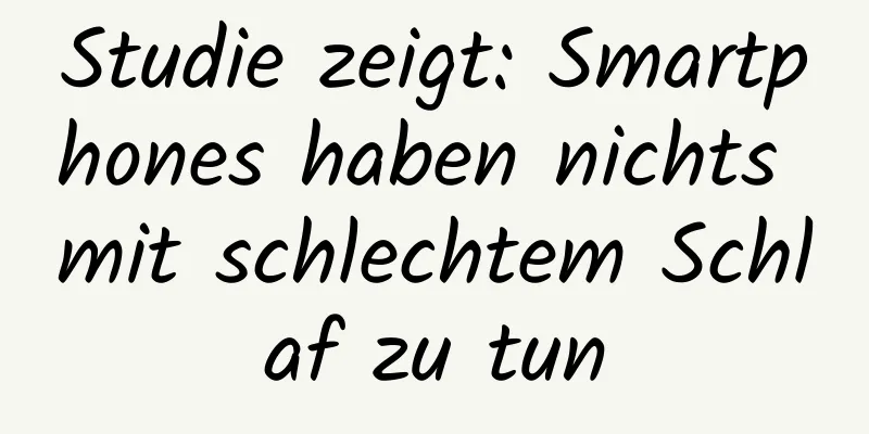 Studie zeigt: Smartphones haben nichts mit schlechtem Schlaf zu tun