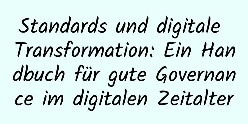 Standards und digitale Transformation: Ein Handbuch für gute Governance im digitalen Zeitalter