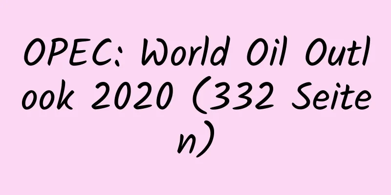 OPEC: World Oil Outlook 2020 (332 Seiten)