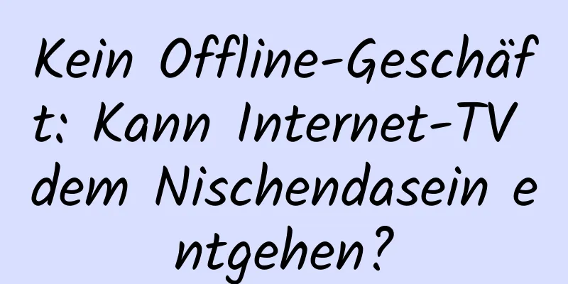 Kein Offline-Geschäft: Kann Internet-TV dem Nischendasein entgehen?