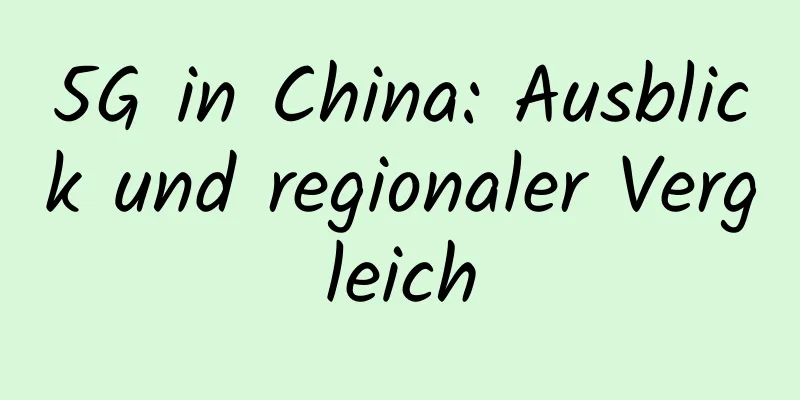 5G in China: Ausblick und regionaler Vergleich