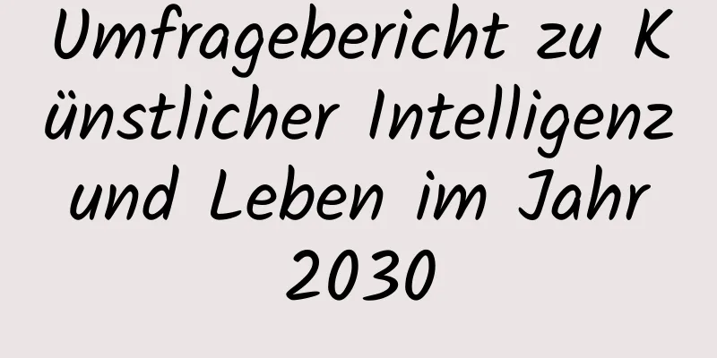 Umfragebericht zu Künstlicher Intelligenz und Leben im Jahr 2030