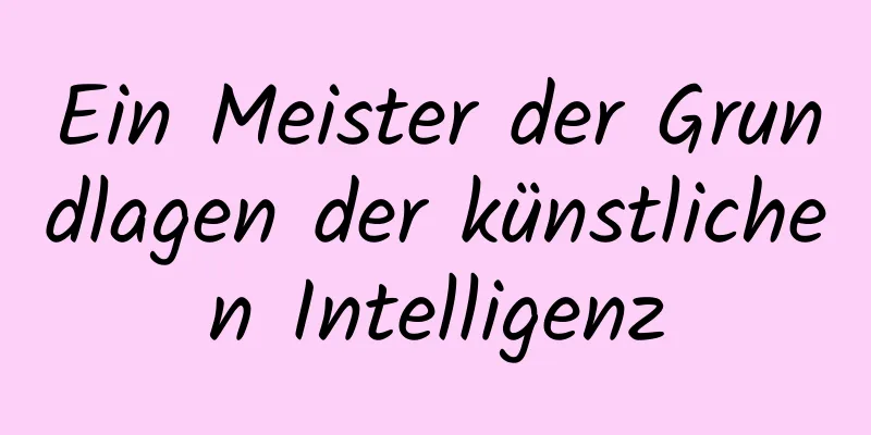 Ein Meister der Grundlagen der künstlichen Intelligenz