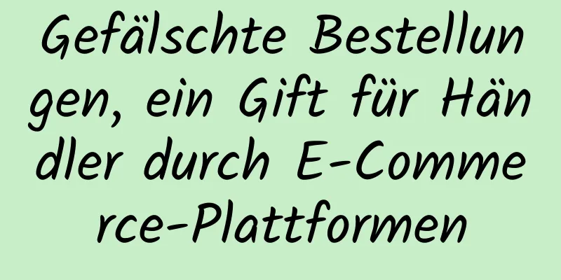 Gefälschte Bestellungen, ein Gift für Händler durch E-Commerce-Plattformen