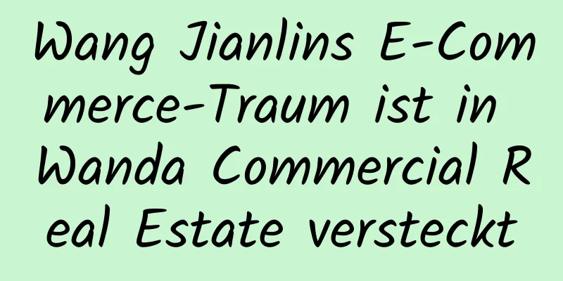 Wang Jianlins E-Commerce-Traum ist in Wanda Commercial Real Estate versteckt