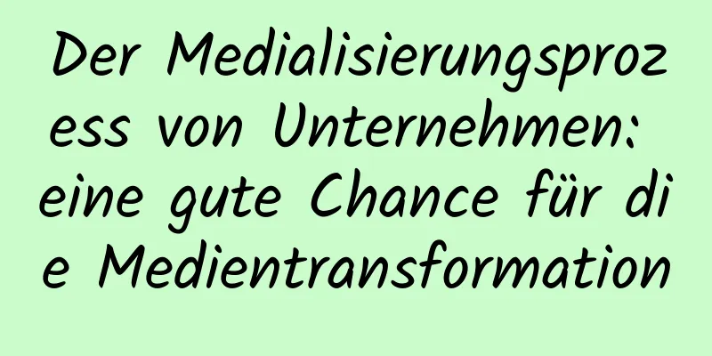 Der Medialisierungsprozess von Unternehmen: eine gute Chance für die Medientransformation