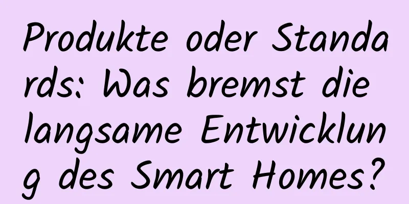Produkte oder Standards: Was bremst die langsame Entwicklung des Smart Homes?