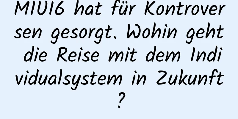 MIUI6 hat für Kontroversen gesorgt. Wohin geht die Reise mit dem Individualsystem in Zukunft?