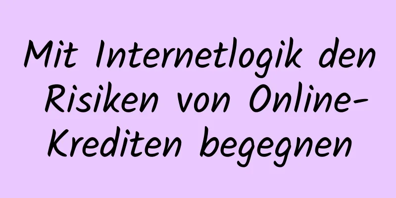Mit Internetlogik den Risiken von Online-Krediten begegnen