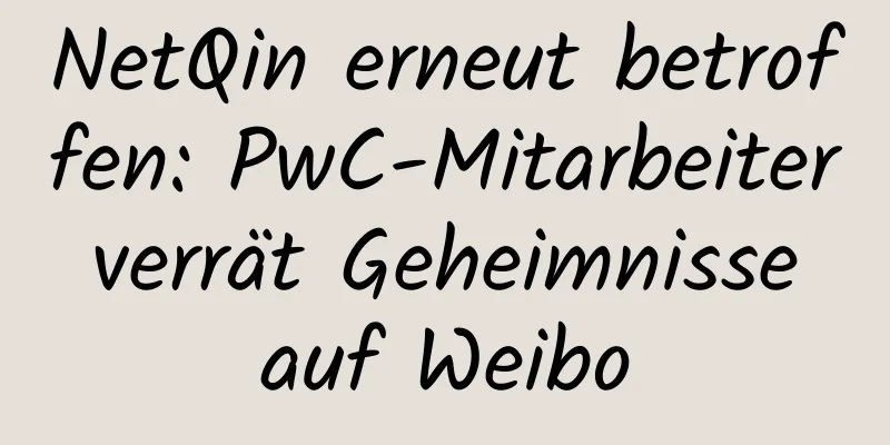 NetQin erneut betroffen: PwC-Mitarbeiter verrät Geheimnisse auf Weibo