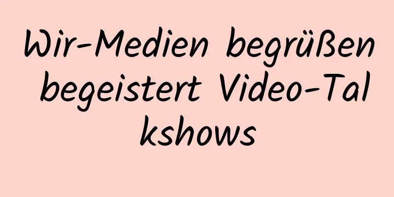Wir-Medien begrüßen begeistert Video-Talkshows
