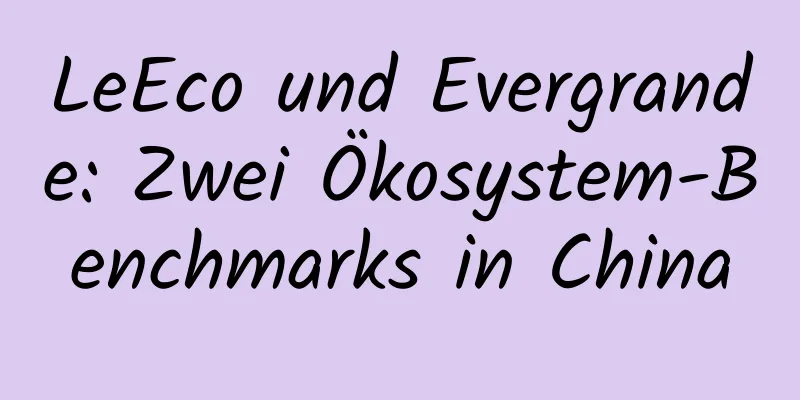 LeEco und Evergrande: Zwei Ökosystem-Benchmarks in China
