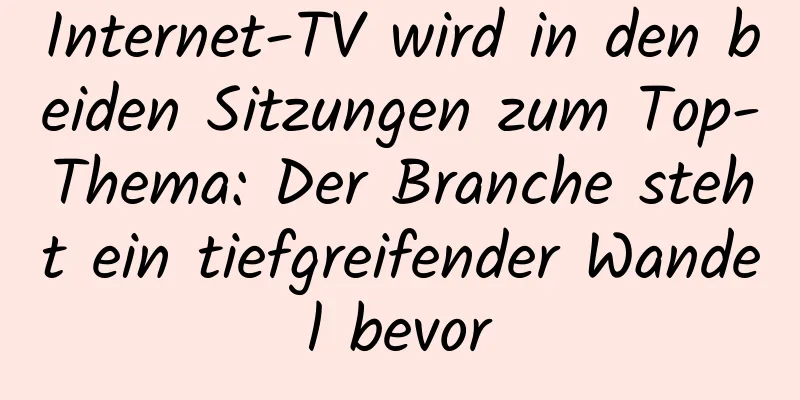 Internet-TV wird in den beiden Sitzungen zum Top-Thema: Der Branche steht ein tiefgreifender Wandel bevor