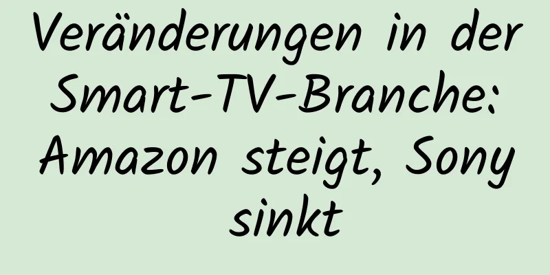 Veränderungen in der Smart-TV-Branche: Amazon steigt, Sony sinkt
