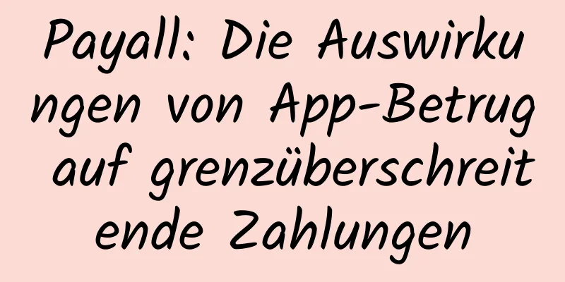 Payall: Die Auswirkungen von App-Betrug auf grenzüberschreitende Zahlungen