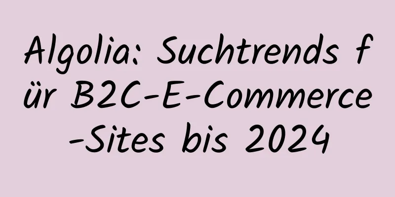 Algolia: Suchtrends für B2C-E-Commerce-Sites bis 2024