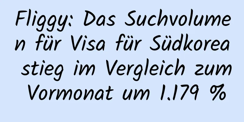 Fliggy: Das Suchvolumen für Visa für Südkorea stieg im Vergleich zum Vormonat um 1.179 %