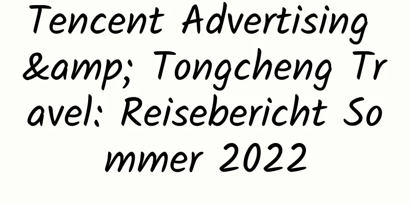 Tencent Advertising & Tongcheng Travel: Reisebericht Sommer 2022