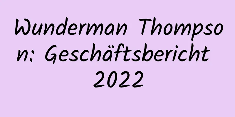 Wunderman Thompson: Geschäftsbericht 2022