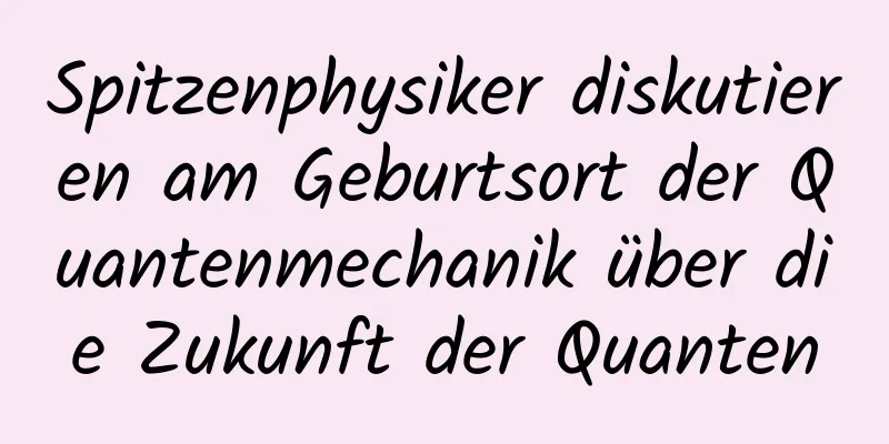 Spitzenphysiker diskutieren am Geburtsort der Quantenmechanik über die Zukunft der Quanten