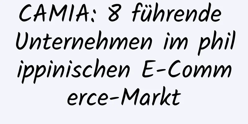CAMIA: 8 führende Unternehmen im philippinischen E-Commerce-Markt