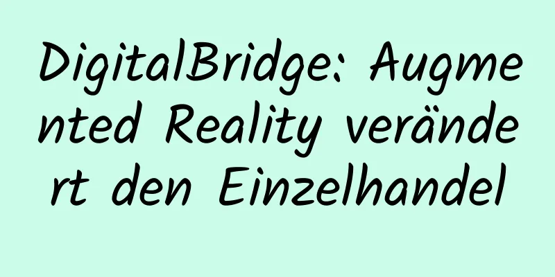 DigitalBridge: Augmented Reality verändert den Einzelhandel