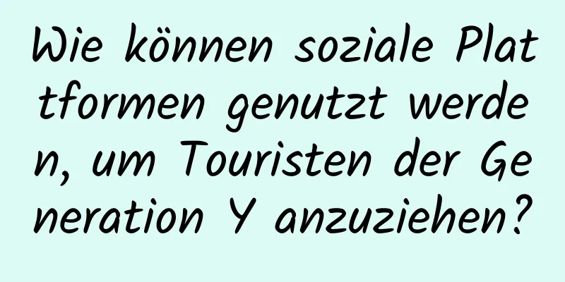 Wie können soziale Plattformen genutzt werden, um Touristen der Generation Y anzuziehen?