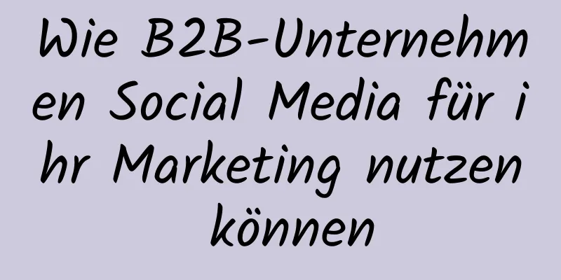 Wie B2B-Unternehmen Social Media für ihr Marketing nutzen können
