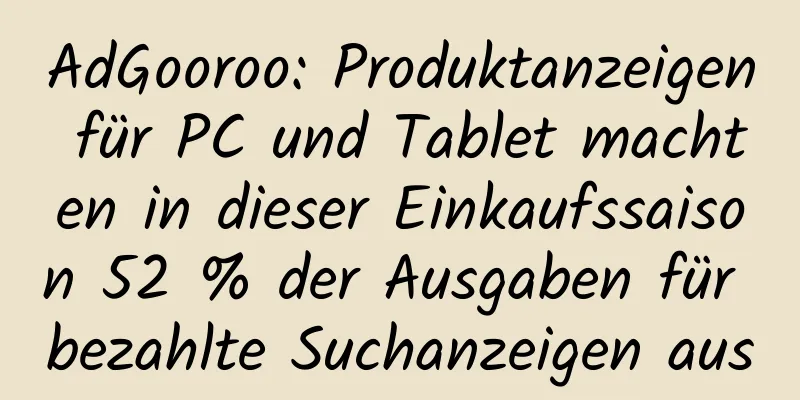 AdGooroo: Produktanzeigen für PC und Tablet machten in dieser Einkaufssaison 52 % der Ausgaben für bezahlte Suchanzeigen aus