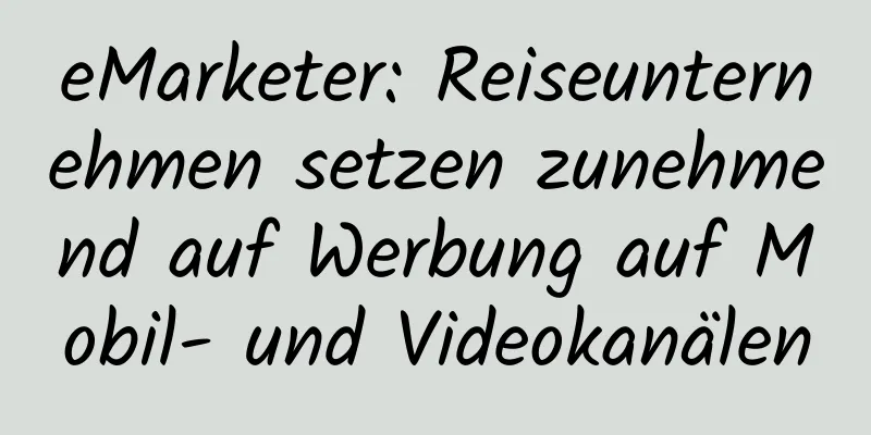 eMarketer: Reiseunternehmen setzen zunehmend auf Werbung auf Mobil- und Videokanälen