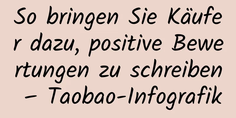 So bringen Sie Käufer dazu, positive Bewertungen zu schreiben – Taobao-Infografik