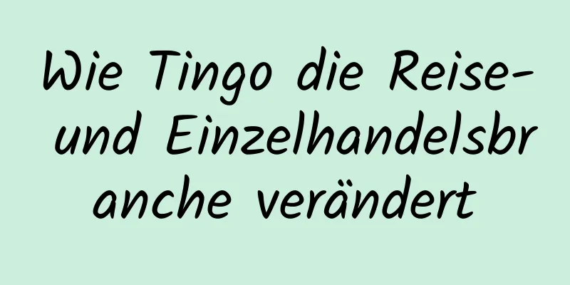 Wie Tingo die Reise- und Einzelhandelsbranche verändert