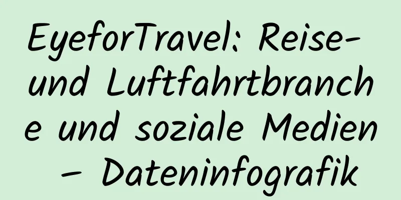 EyeforTravel: Reise- und Luftfahrtbranche und soziale Medien – Dateninfografik