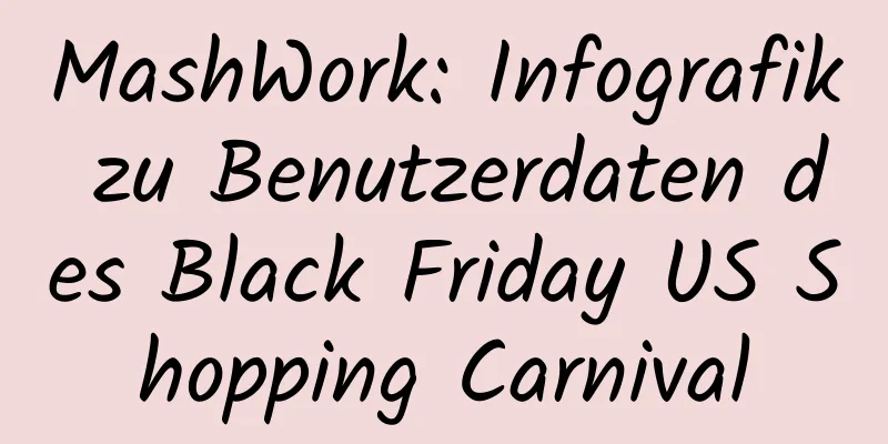 MashWork: Infografik zu Benutzerdaten des Black Friday US Shopping Carnival