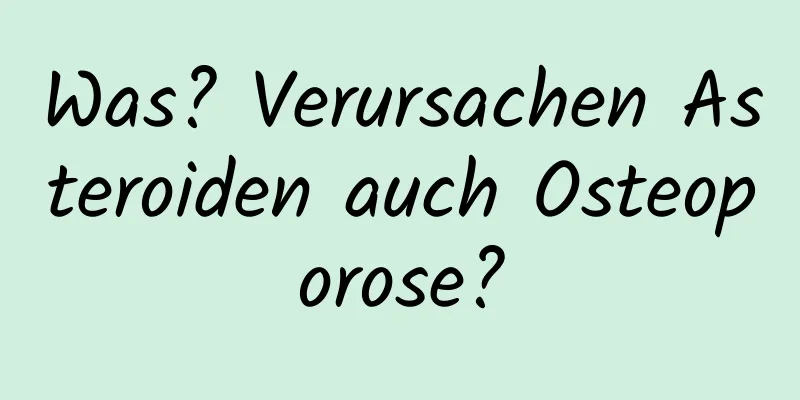 Was? Verursachen Asteroiden auch Osteoporose?