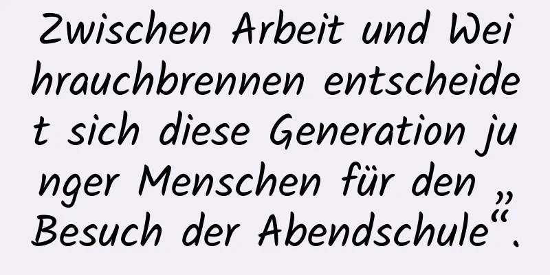 Zwischen Arbeit und Weihrauchbrennen entscheidet sich diese Generation junger Menschen für den „Besuch der Abendschule“.