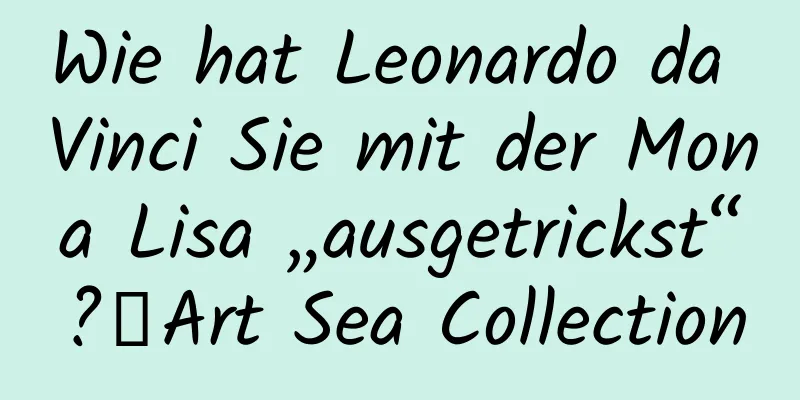 Wie hat Leonardo da Vinci Sie mit der Mona Lisa „ausgetrickst“?丨Art Sea Collection